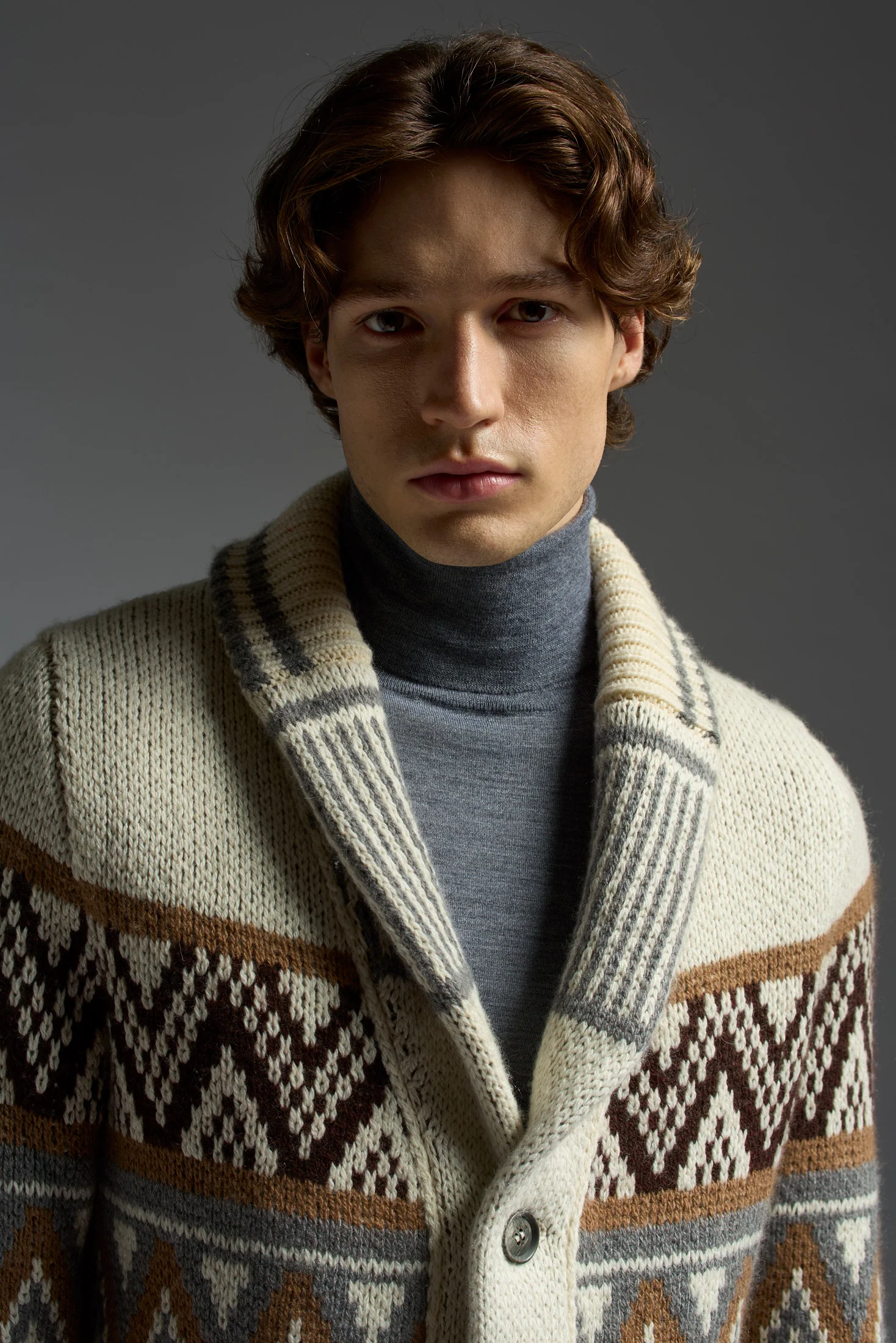 Shawl Collar Cardigan - Image 3