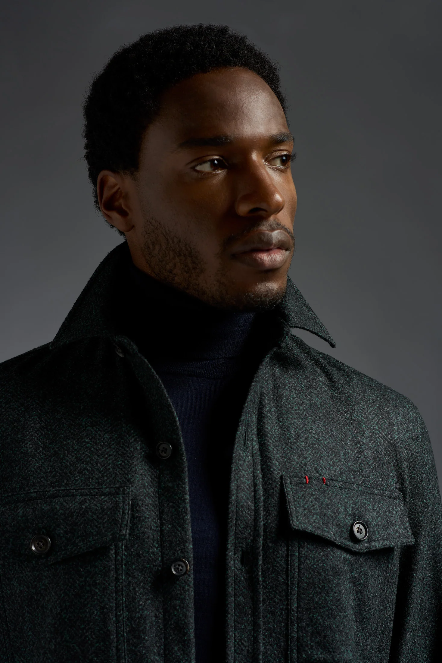 Wool Blend Overshirt - Image 3