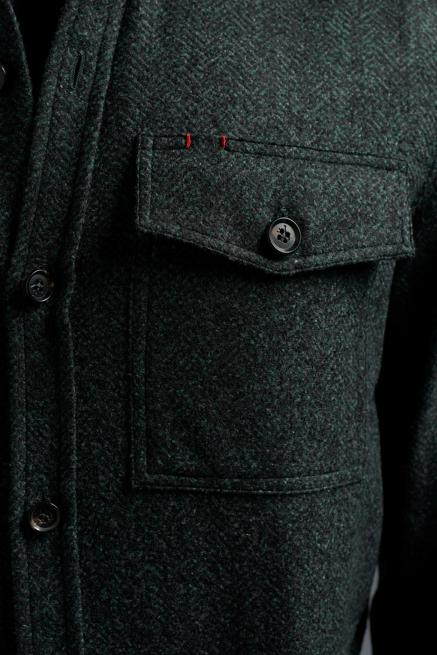 Wool Blend Overshirt - Image 4