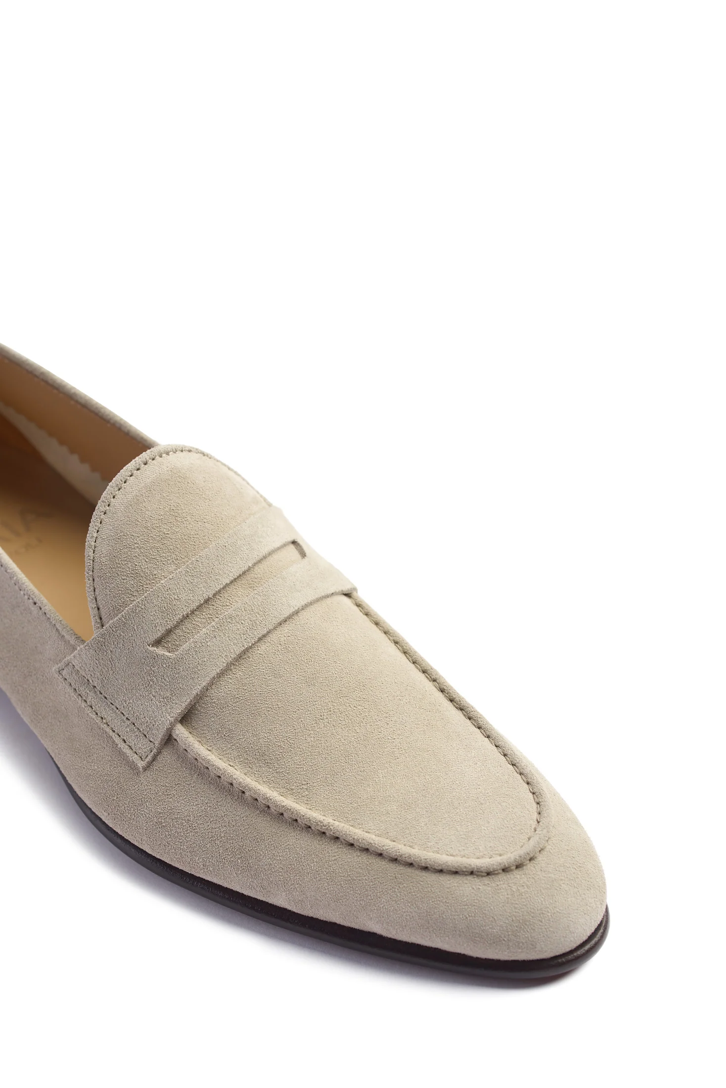 Unlined Suede Penny Loafer - Image 14