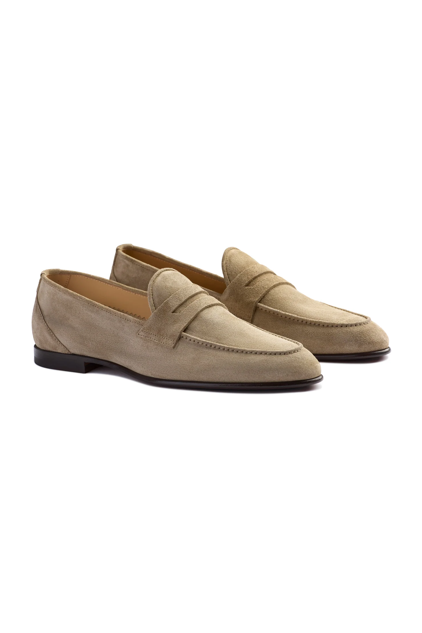 Unlined Suede Penny Loafer - Image 7