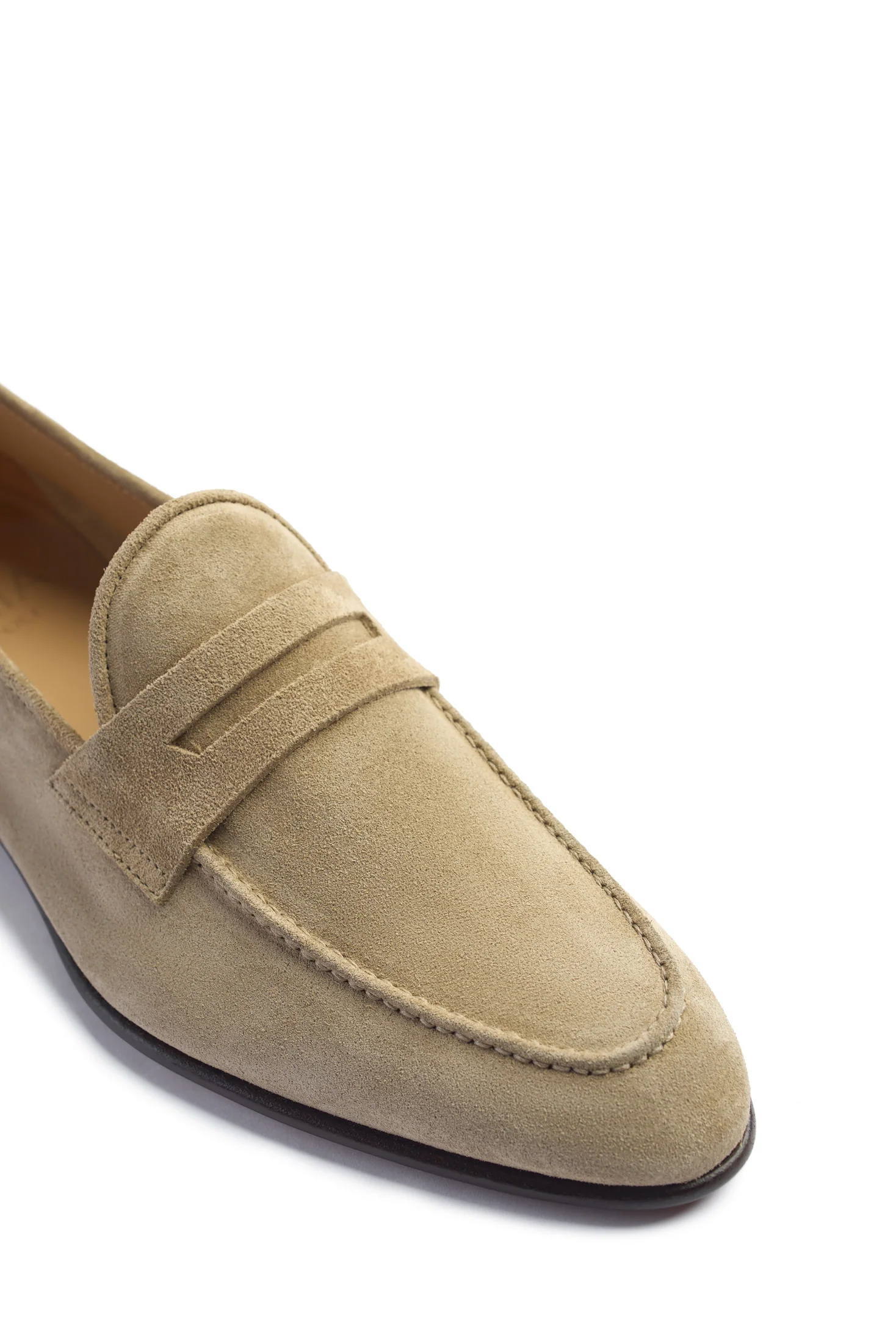 Unlined Suede Penny Loafer - Image 9