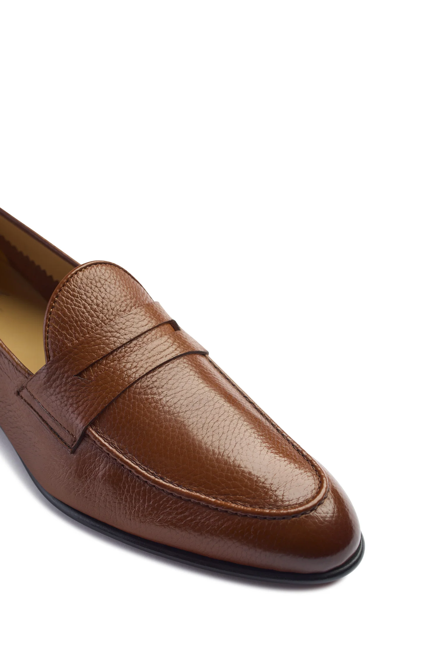 Unlined Leather Penny Loafer - Image 4