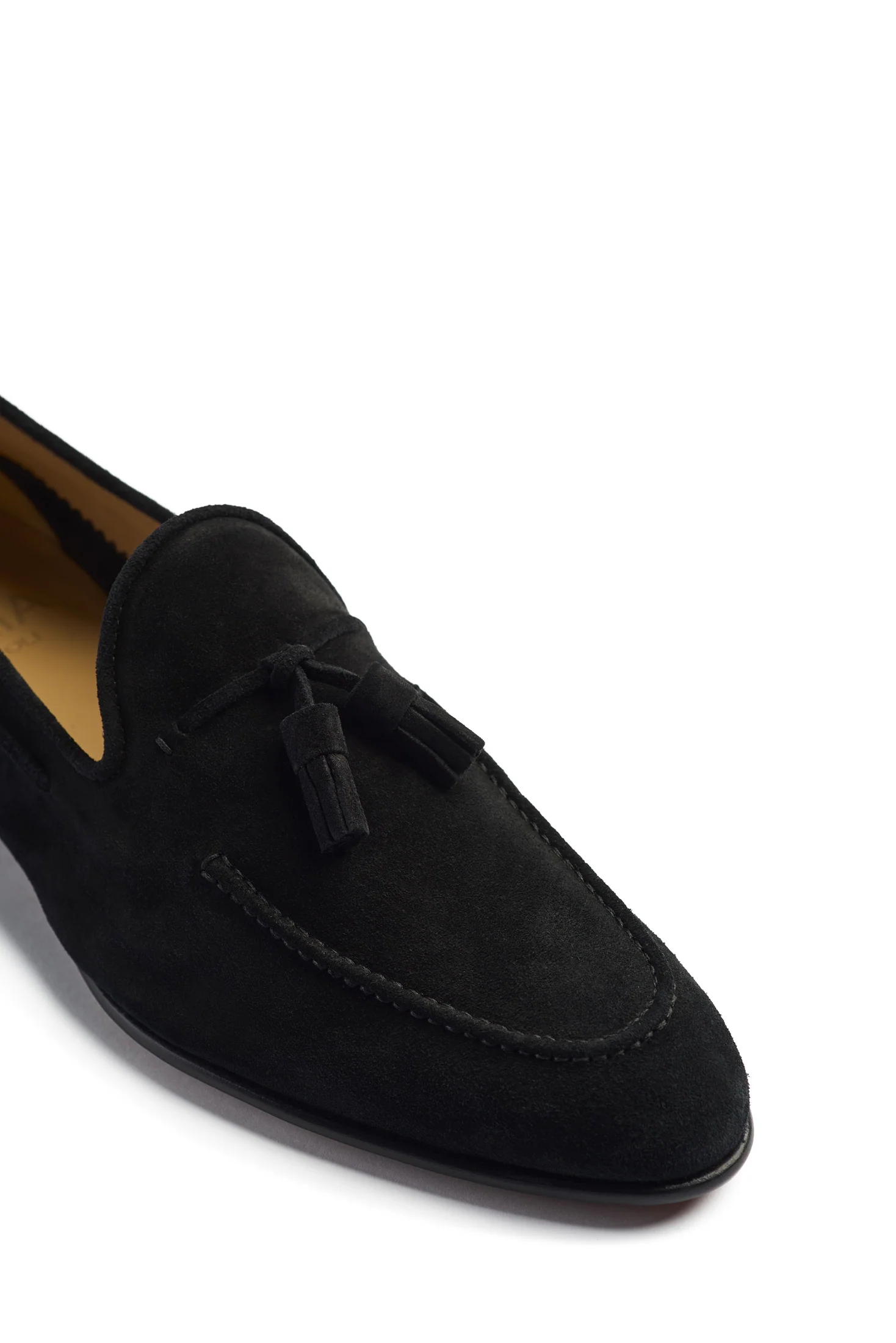 Unlined Suede Tassel Loafer - Image 4