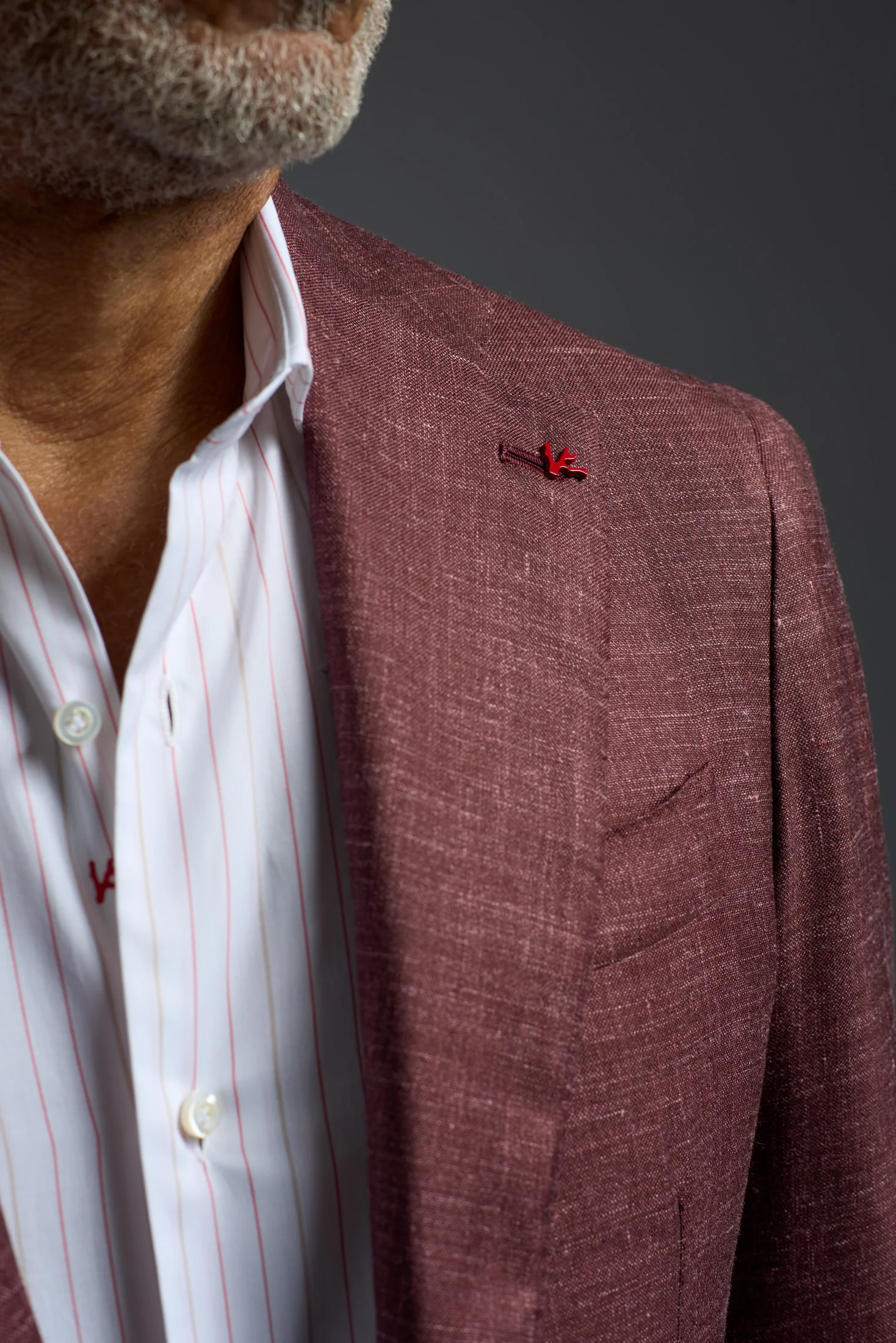 Wool Cashmere Silk and Linen Marechiaro Blazer - Image 3