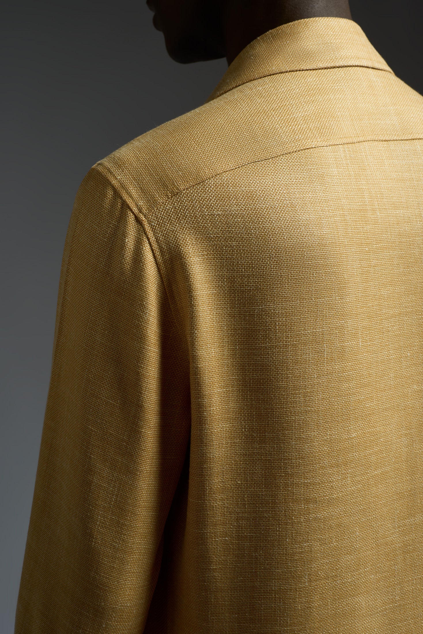 Wool Silk and Linen Four Pockets Overshirt - Image 15