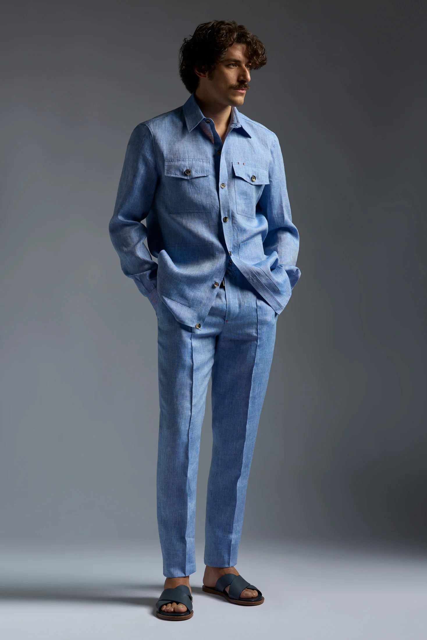 Linen Drawstring Pants - Image 5