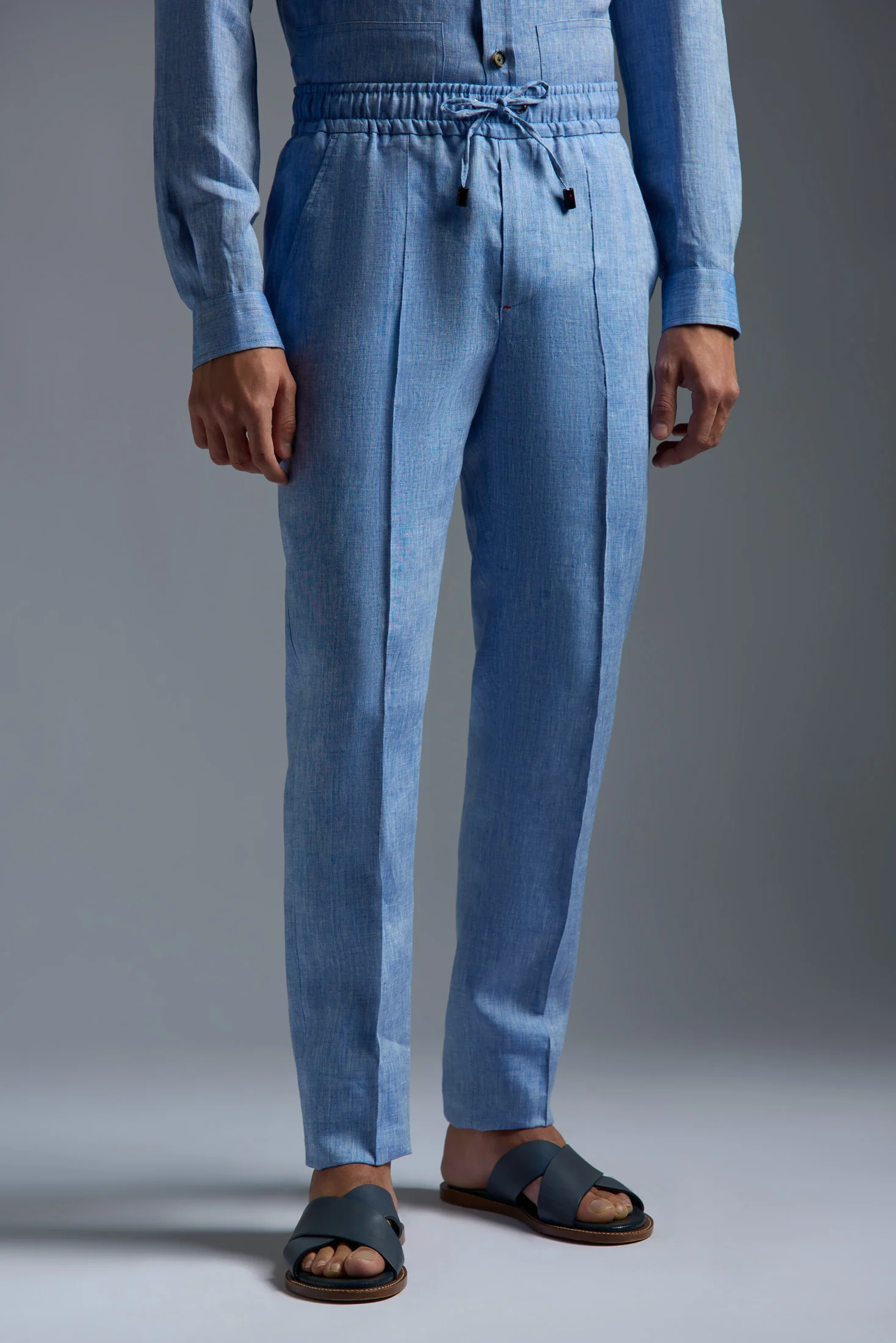 Linen Drawstring Pants - Image 6