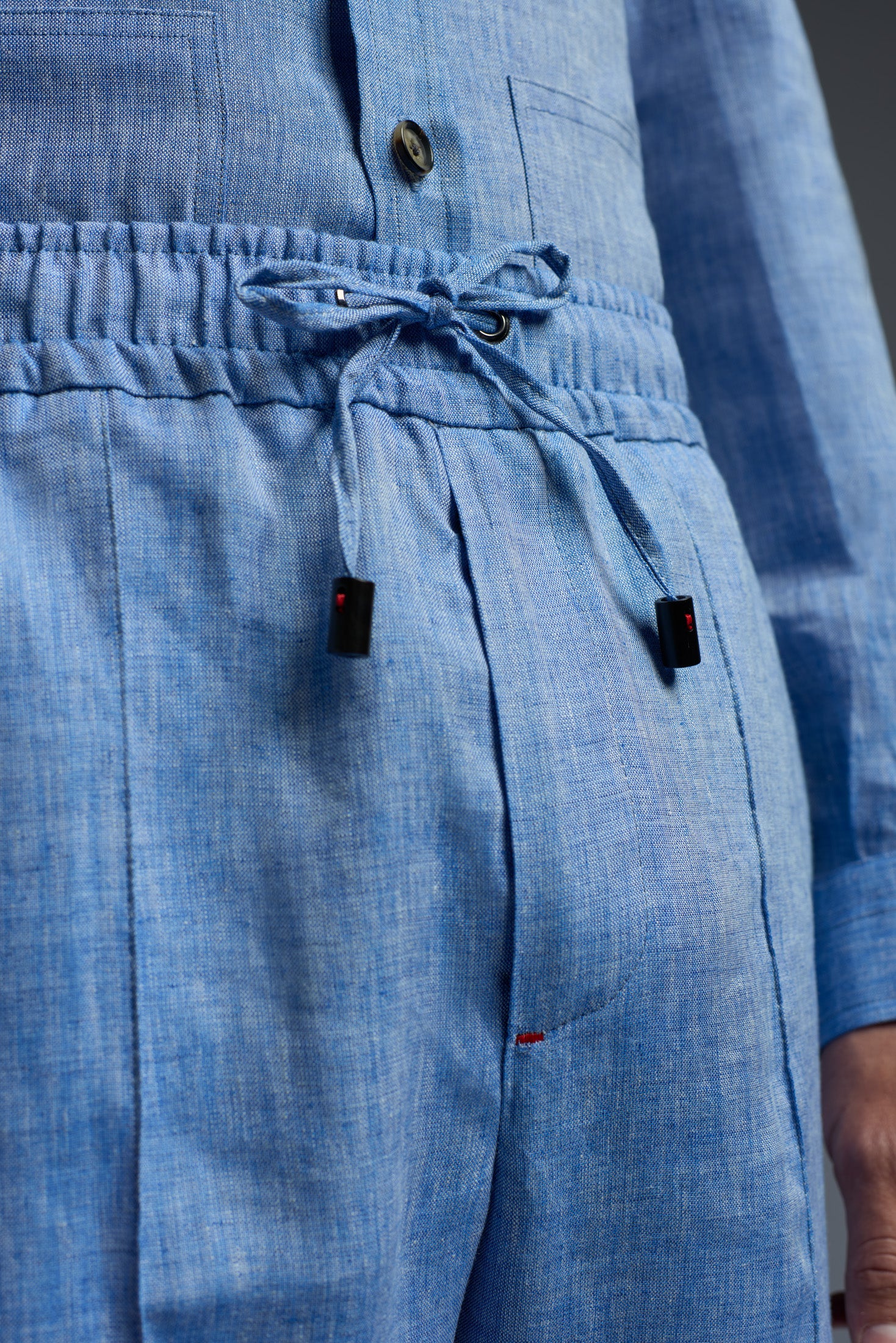Linen Drawstring Pants - Image 7