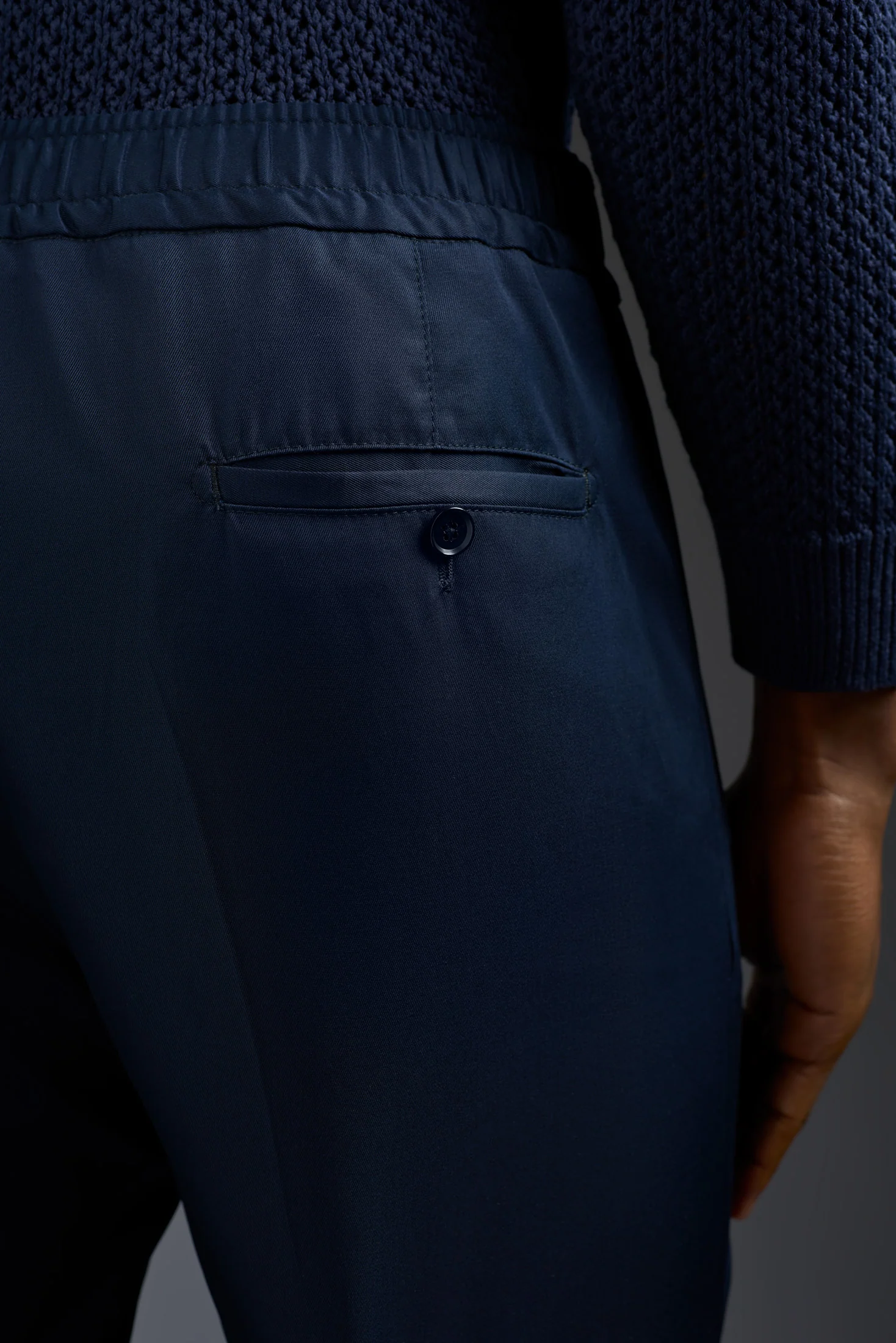 Cotton Gabardine Single Pleated Comfort Short Pants - Image 16